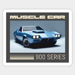 Retro Concept Car Muscle Car Car Lover Magnet